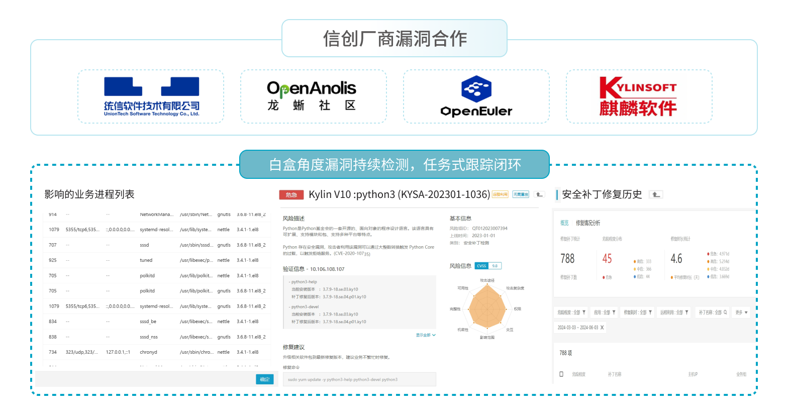 信创环境漏洞补丁扫描